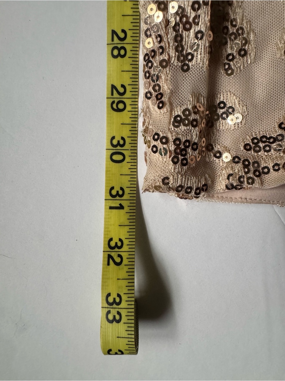 Windsor Josquim Ivory Gold Sequin Bodycon Mini Dress - Picture 8 of 10
